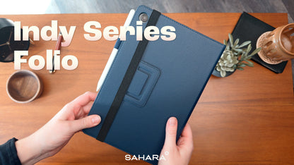 Samsung Galaxy Tab A11+ / A9+ Case - Bi-Fold Folio, Hand Strap | Indy Series