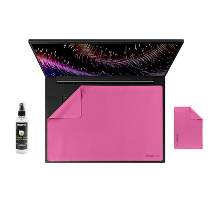 17.3" Laptop Screen Protector Keyboard Cover Microfiber & Cleaning Kit UnderWare Pac