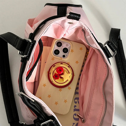 Fashion Wrinkle Texture Plaid Pattern Magnetic Phone Case For iPhone