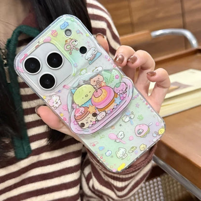 Korea Comic Cute Cartoon Animal Magsafe Wireless Charge Case For iPhone