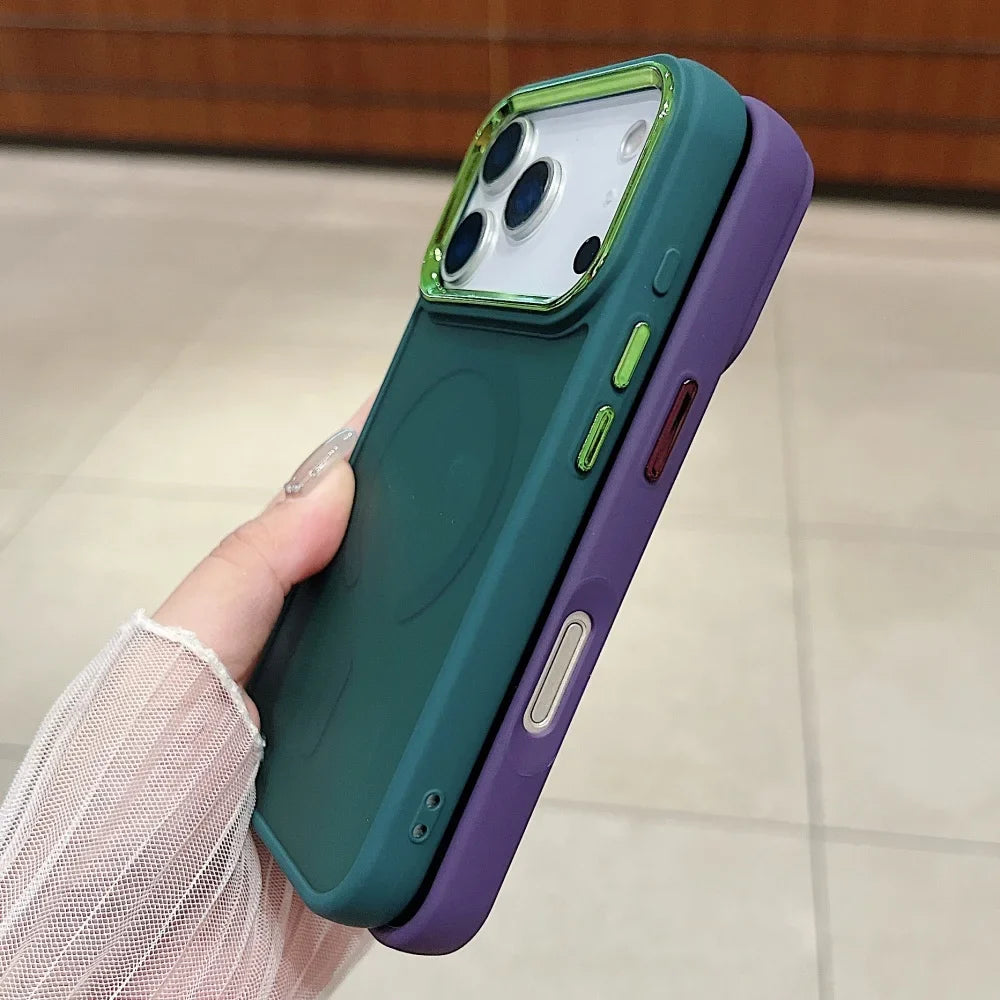 Ultra Thin For Magsafe Wireless Charge Clear Phone Case For iPhone