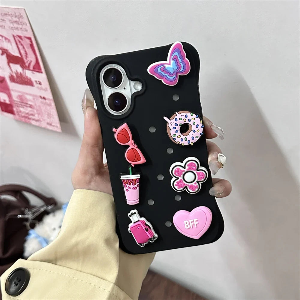 Crocs Funny Cartoon Girl Lovely Phone Case