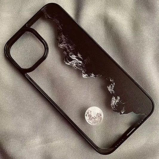 Sunset Scenery Hard Clear Phone Case