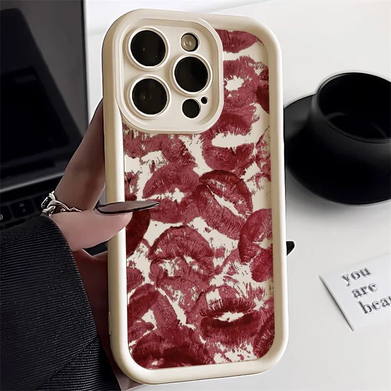 Sexy Girl Lips Silicone Phone Case