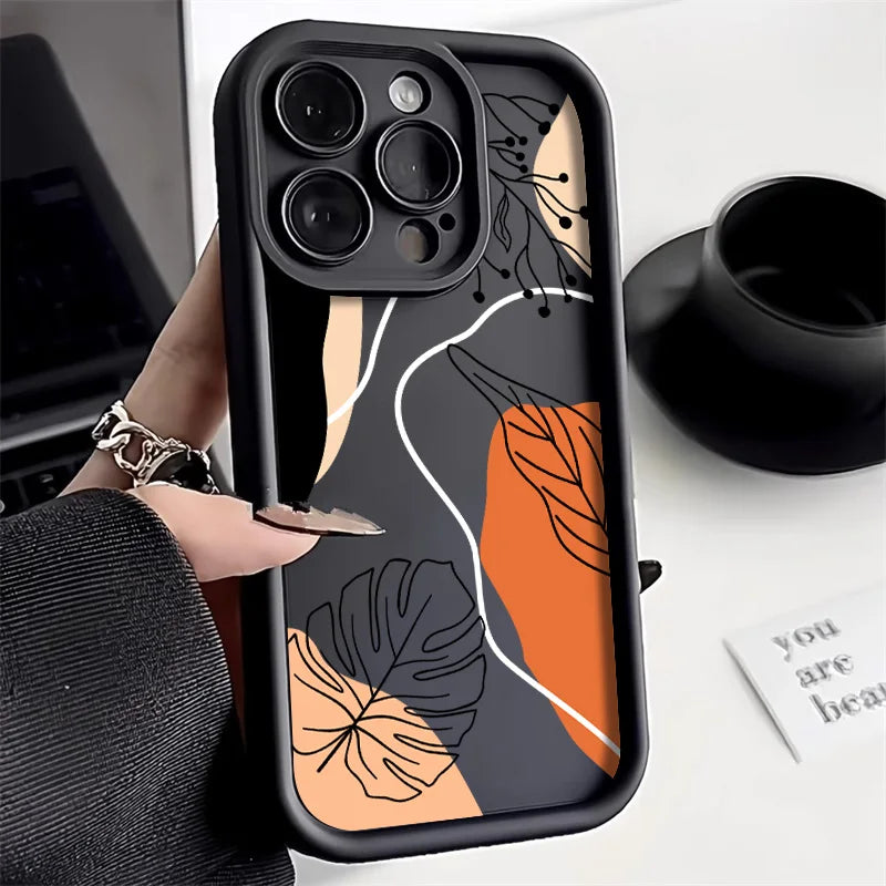 Abstract Plants Phone Case