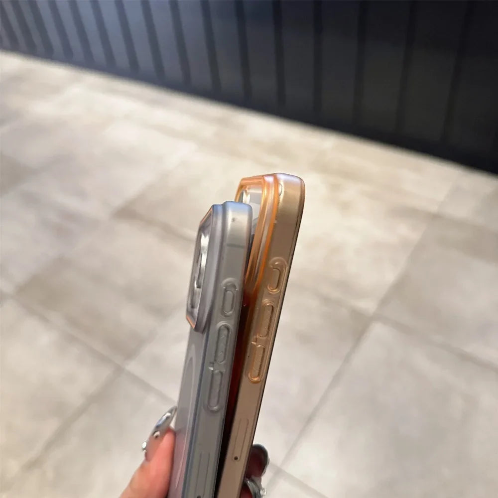 Soft For magsafe Wireless Charge Shockproof Phone Case For iPhone