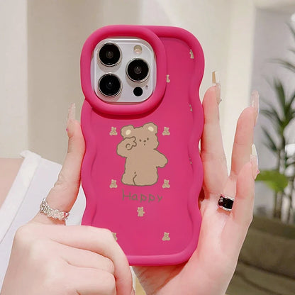 Cute Cartoon Bear Phone Case