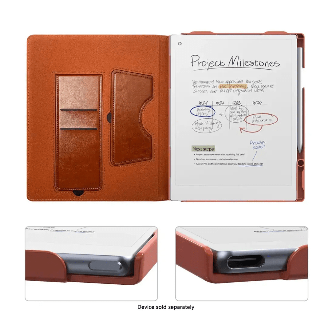 reMarkable Paper Pro Case - Bi-Fold Folio, Stylus Holder | Indy Series