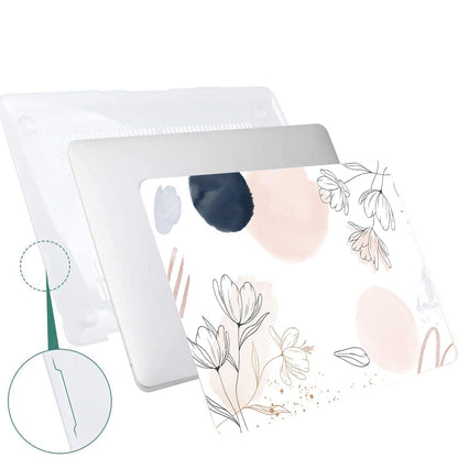 MacBook Air 13.6-inch (M2-M5) Case - Watercolor Floral Design