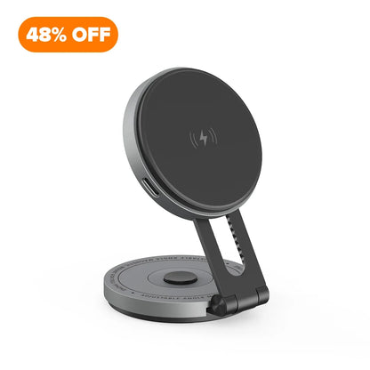 ZIKE Z677 15W Qi2 Tesla Magnetic Wireless Charger Phone Holder