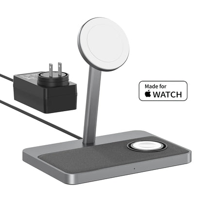 ZIKE Z557C 3-in-1 Magnetic Wireless Charging Stand