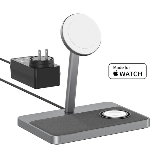 ZIKE Z557C 3-in-1 Magnetic Wireless Charging Stand