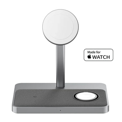 ZIKE Z557C 3-in-1 Magnetic Wireless Charging Stand
