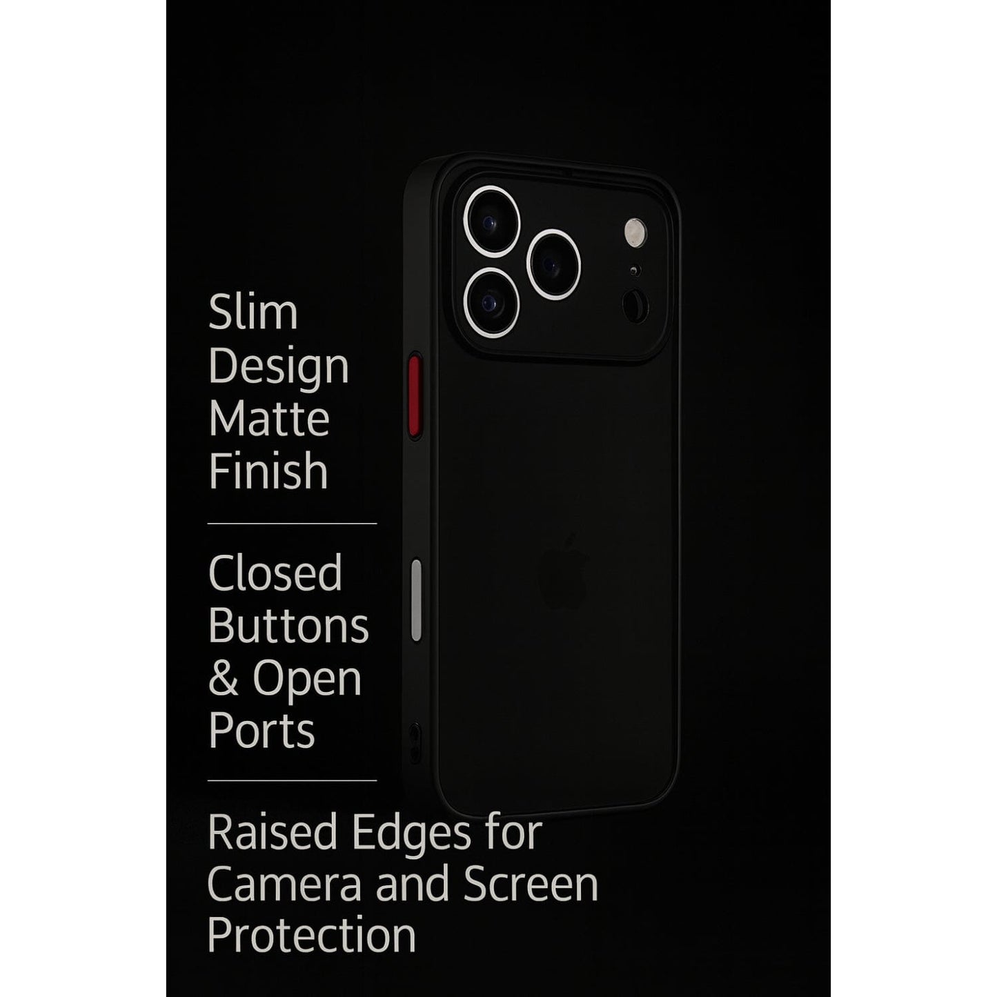 iPhone 17 Pro Max Case - Slim Anti-Slip, Matte Finish | Venture Series
