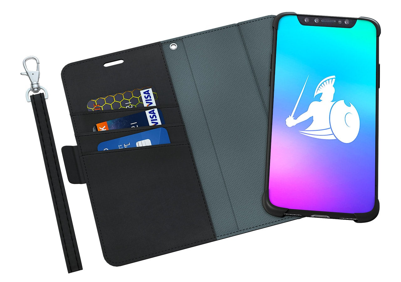 iPhone 8 / 7 / 6 / SE EMF Blocking Wallet Case with 5G Radiation Protection
