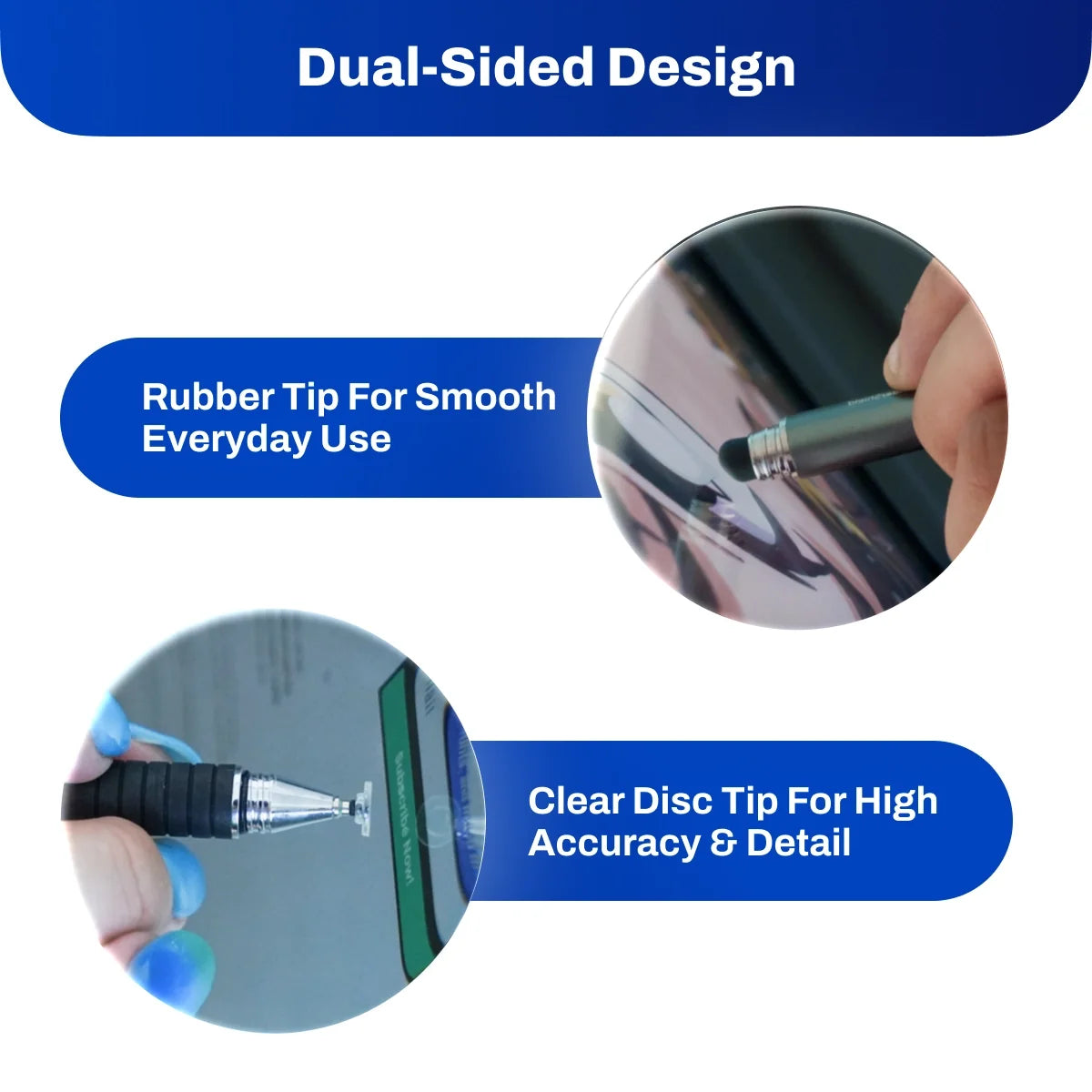 Dual-Sided Stylus Touchscreen Pen