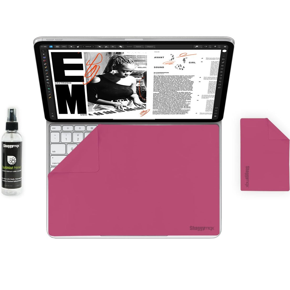 iPad Air 13" Microfiber UnderWare Pac OptiMist Prime Cleaning Kit