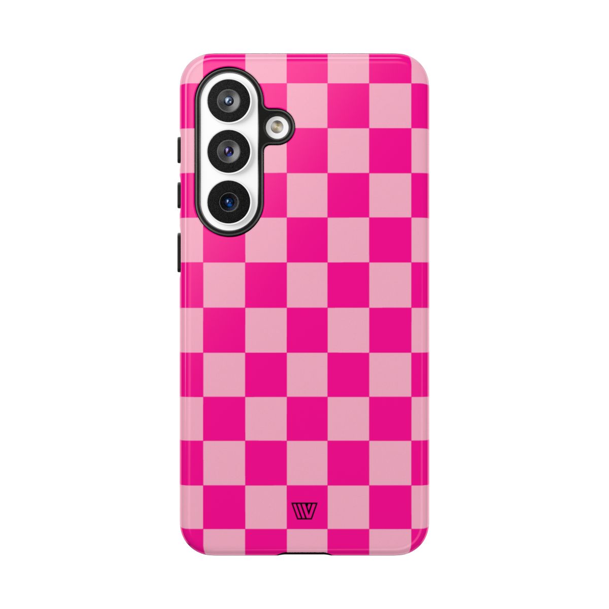 HOT PINK CHECKERBOARD | Tough Phone Case
