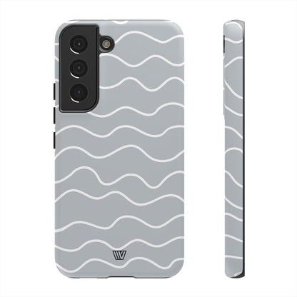 GRAY WAVES | Tough Phone Case