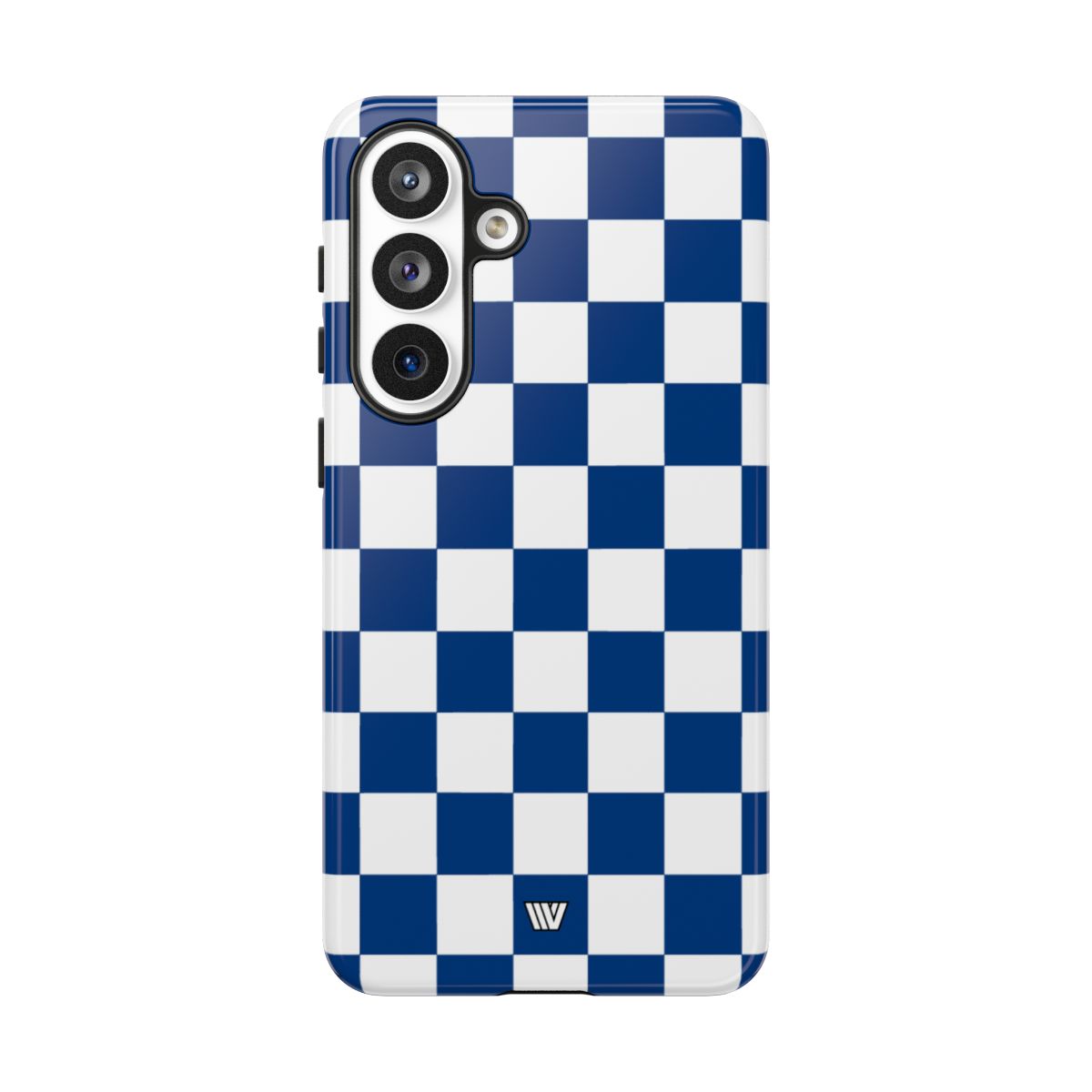 BLUE WHITE CHECKERBOARD | Tough Phone Case