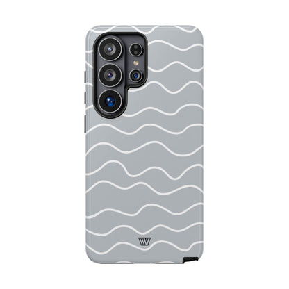 GRAY WAVES | Tough Phone Case