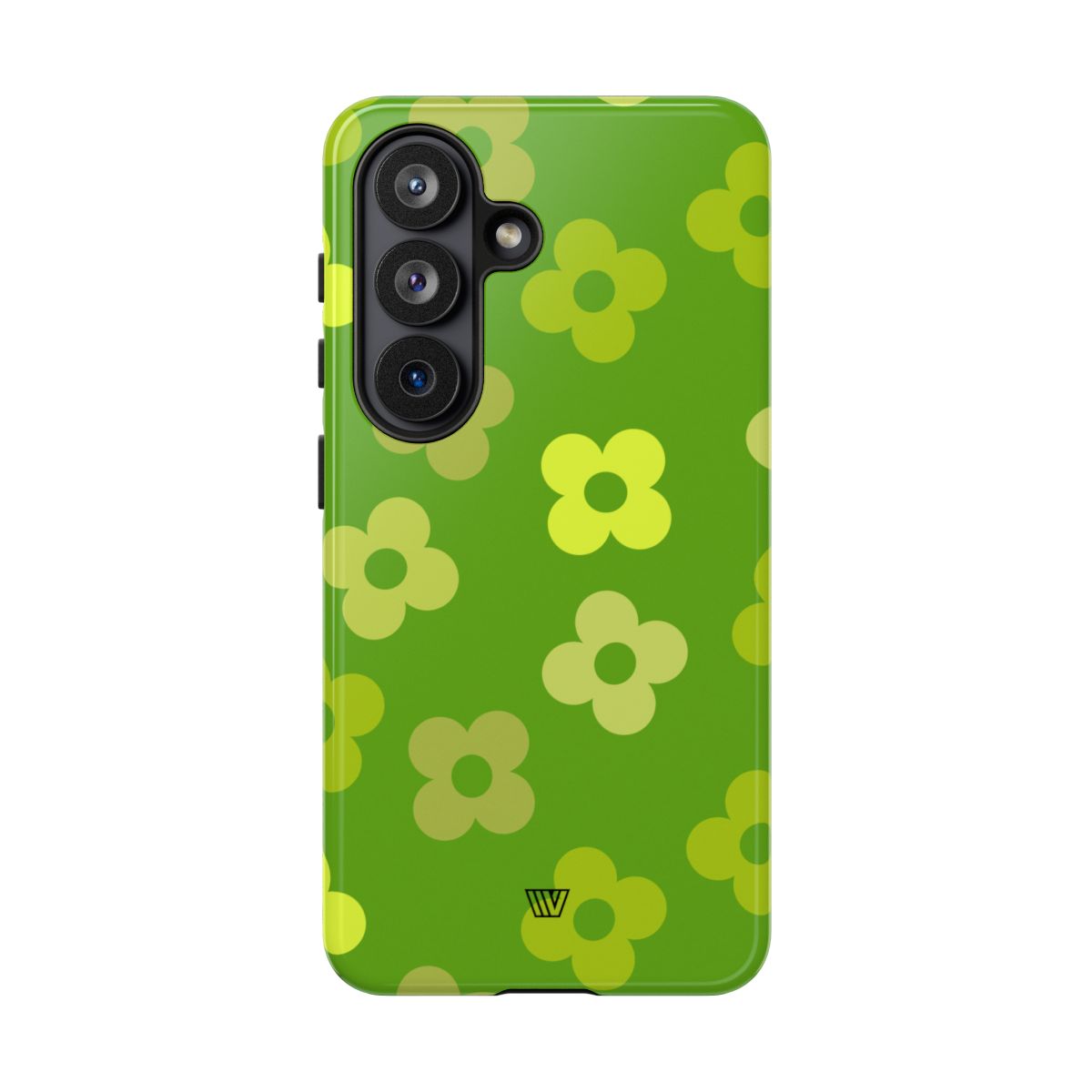 GREEN RETRO FLOWERS | Tough Phone Case