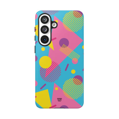 80s / 90s RETRO PATTERN LIGHT BLUE | Tough Phone Case