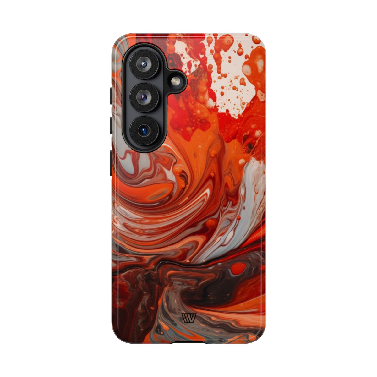 WHITE FIRE PAINT SWIRL | Tough Phone Case