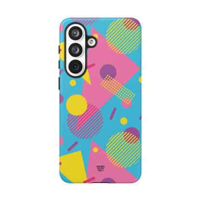 80s / 90s RETRO PATTERN LIGHT BLUE | Tough Phone Case