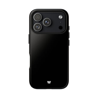 JET BLACK | Tough Phone Case