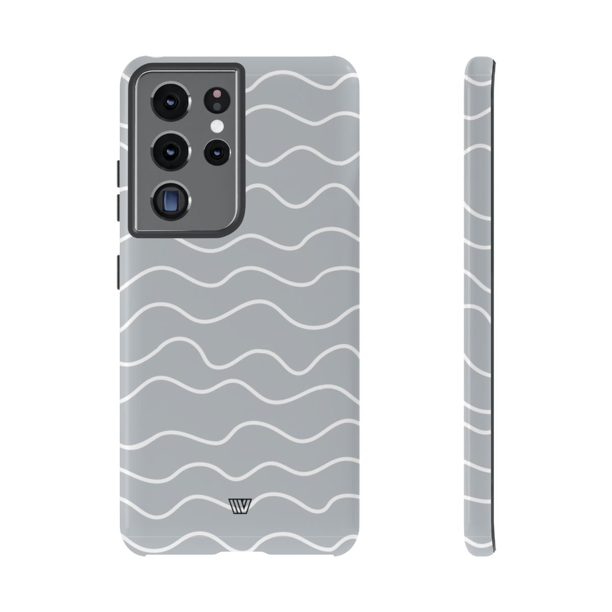 GRAY WAVES | Tough Phone Case