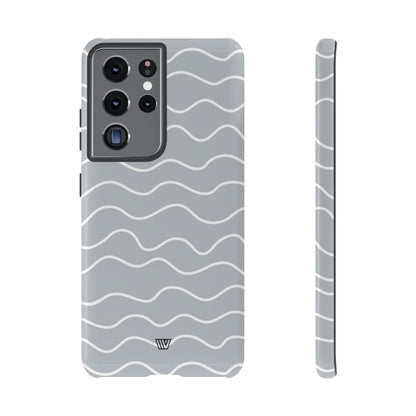 GRAY WAVES | Tough Phone Case
