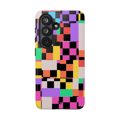 MASHED UP CHECKERBOARD | Tough Phone Case