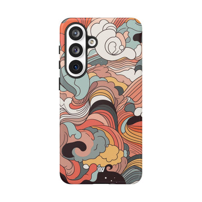 ABSTRACT DOODLE CLOUDS | Tough Phone Case