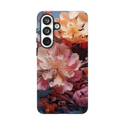 PAINT SWIRL FLOWERS | Tough Phone Case