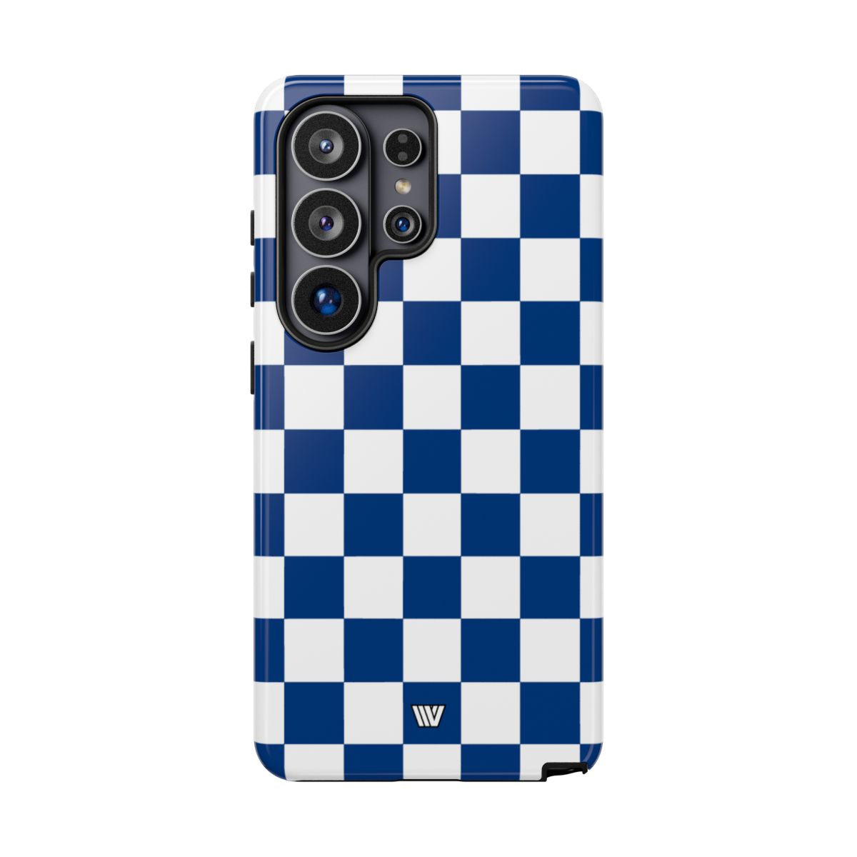 BLUE WHITE CHECKERBOARD | Tough Phone Case