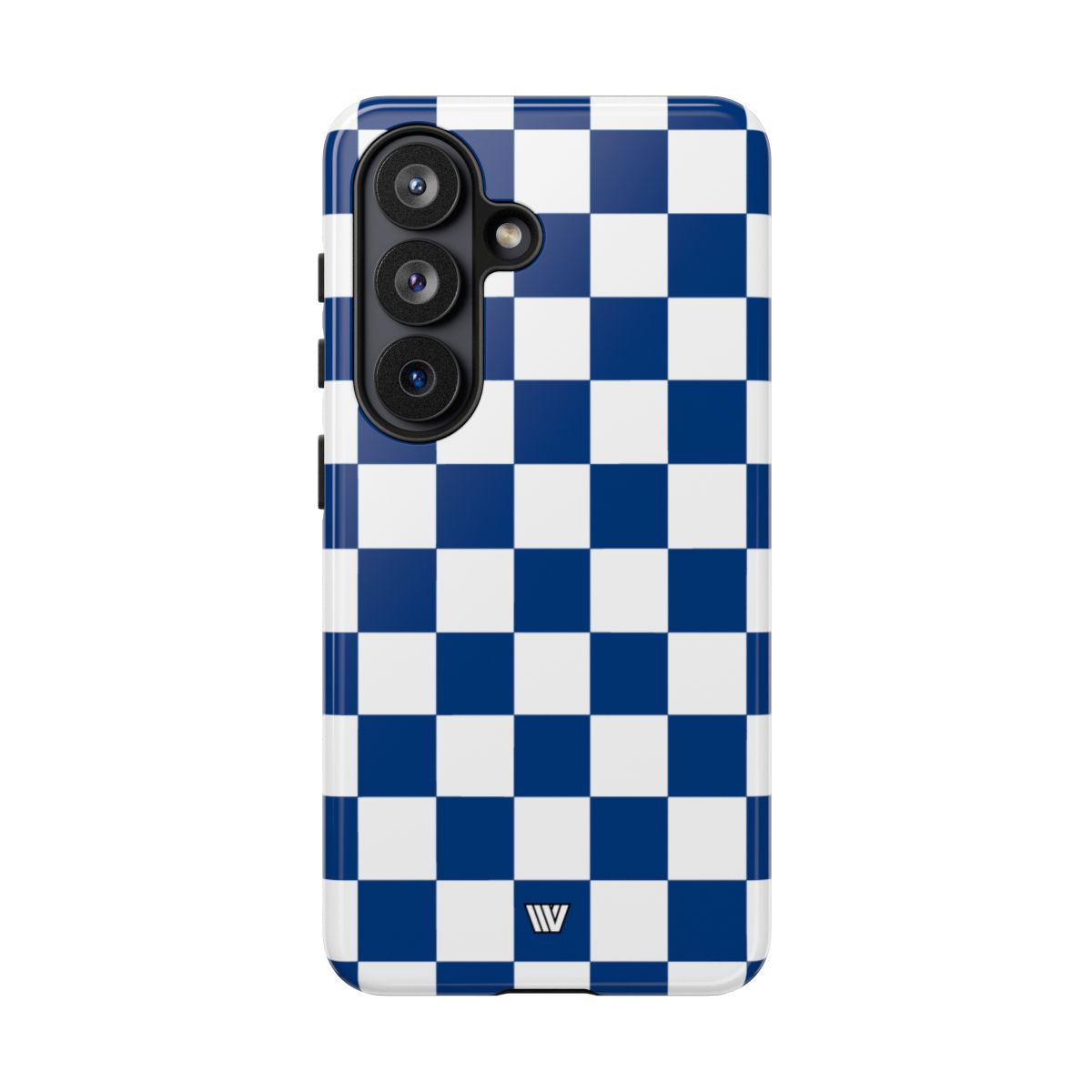 BLUE WHITE CHECKERBOARD | Tough Phone Case