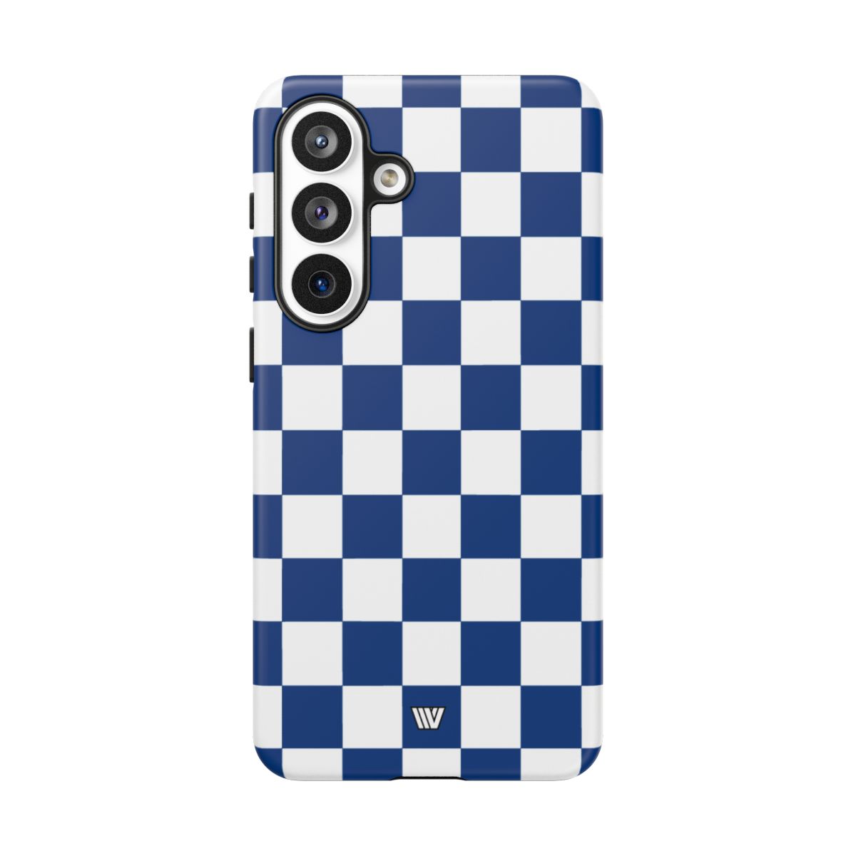 BLUE WHITE CHECKERBOARD | Tough Phone Case