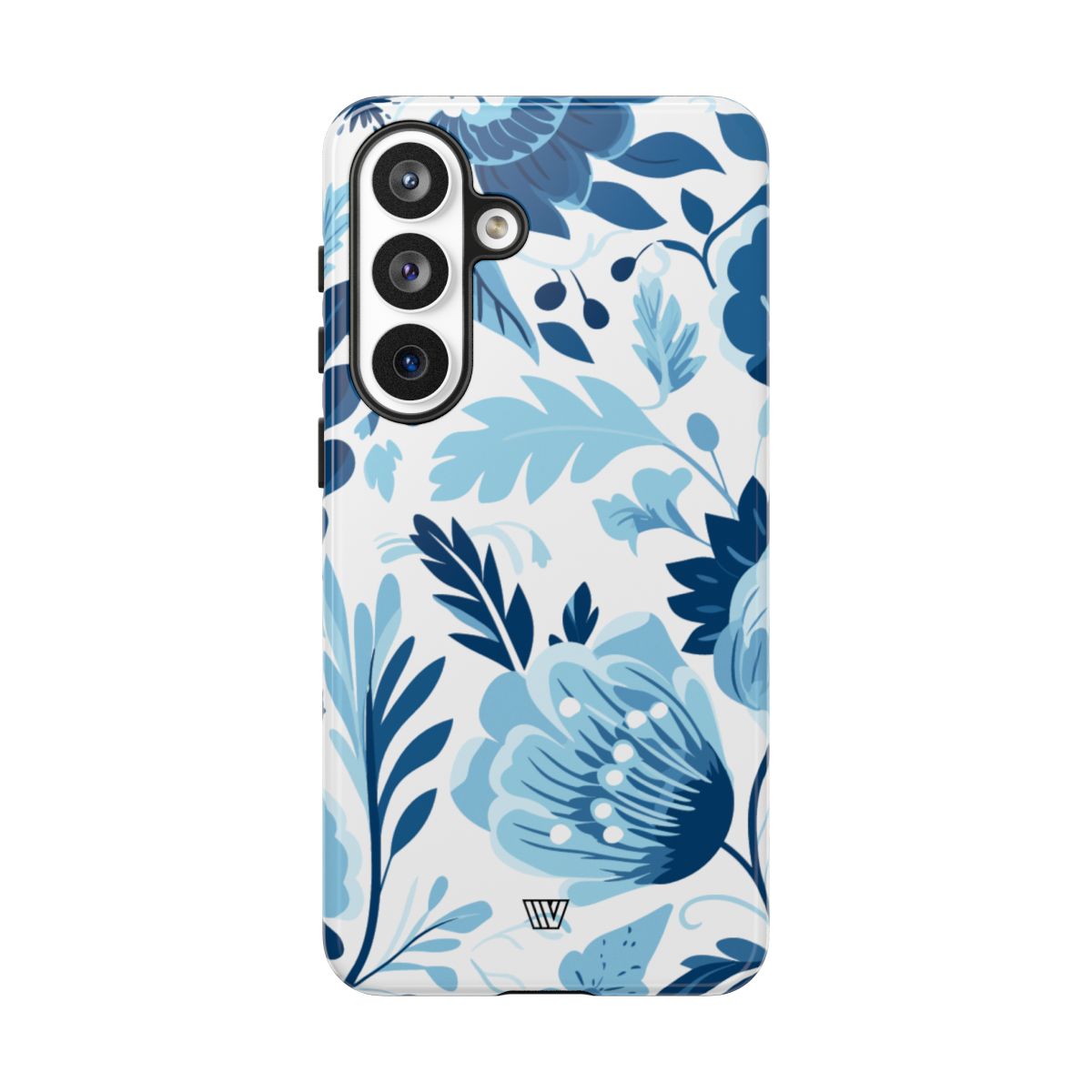 BLUE WHITE FLOWERS | Tough Phone Case