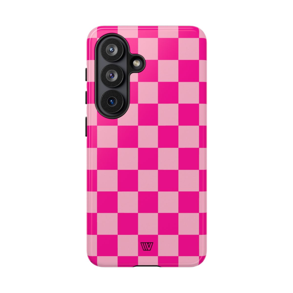 HOT PINK CHECKERBOARD | Tough Phone Case