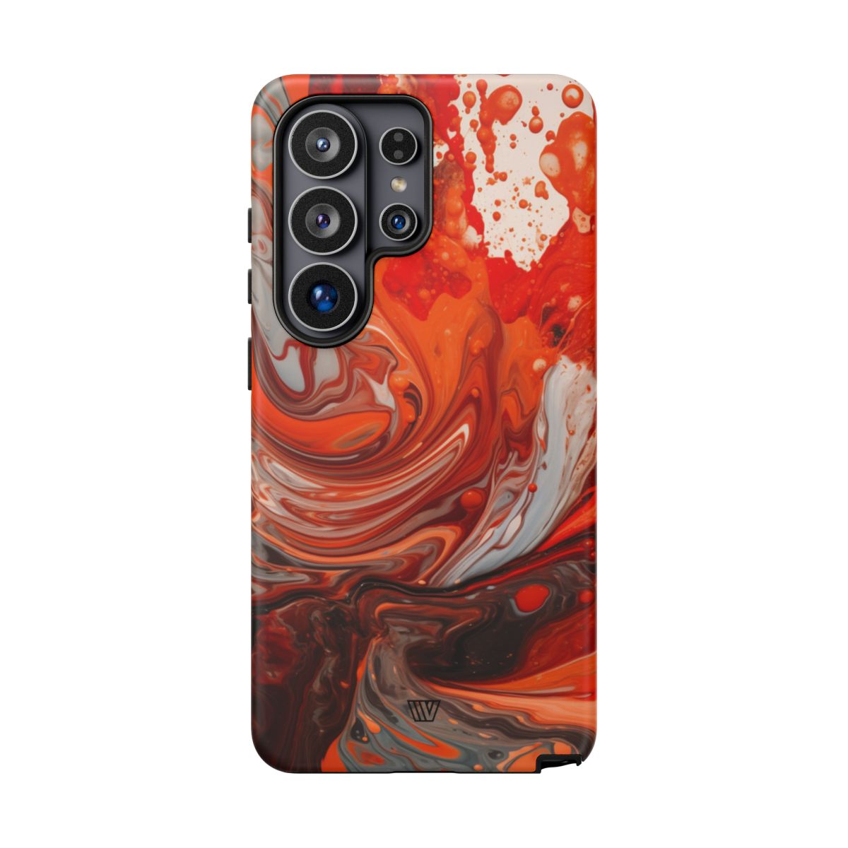 WHITE FIRE PAINT SWIRL | Tough Phone Case