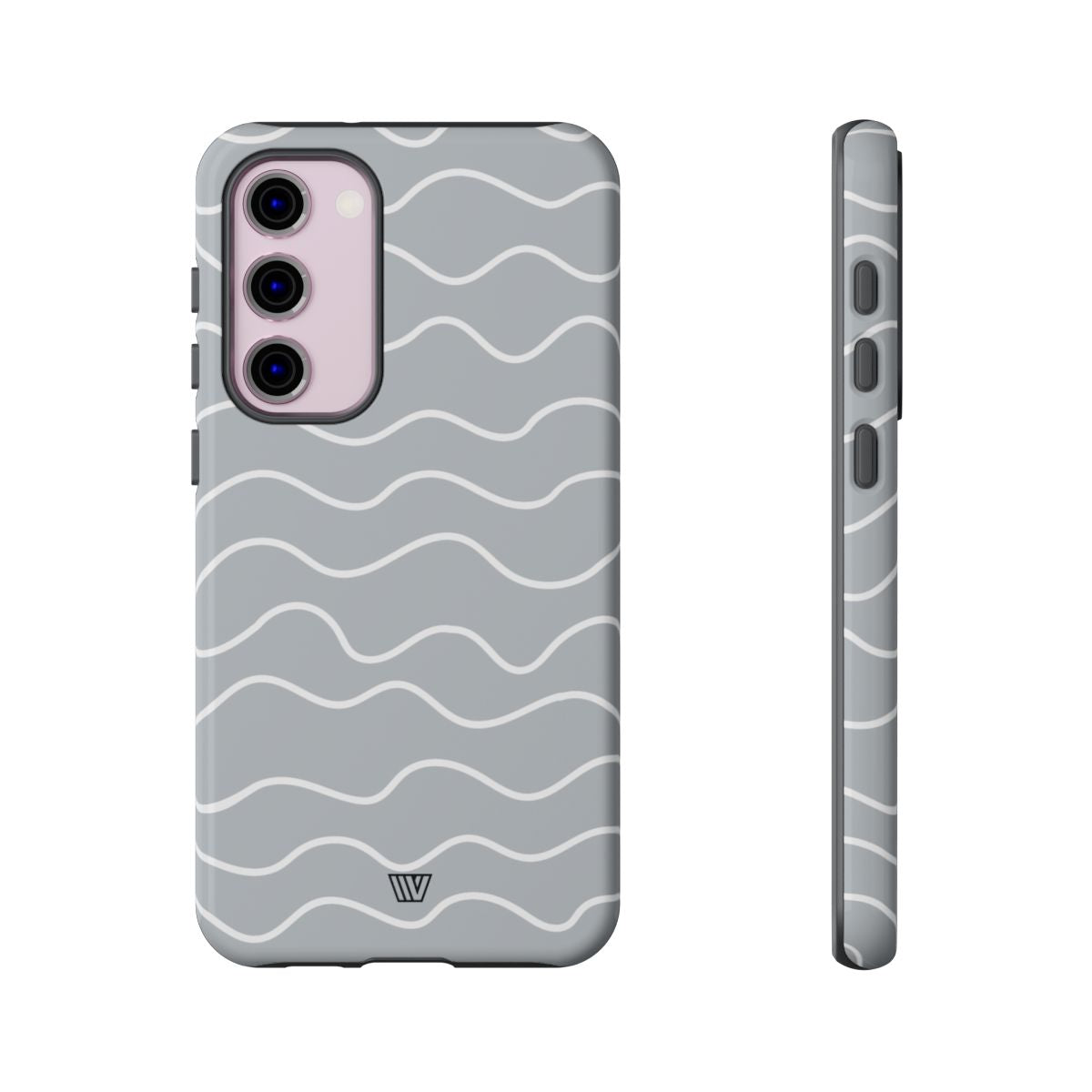 GRAY WAVES | Tough Phone Case