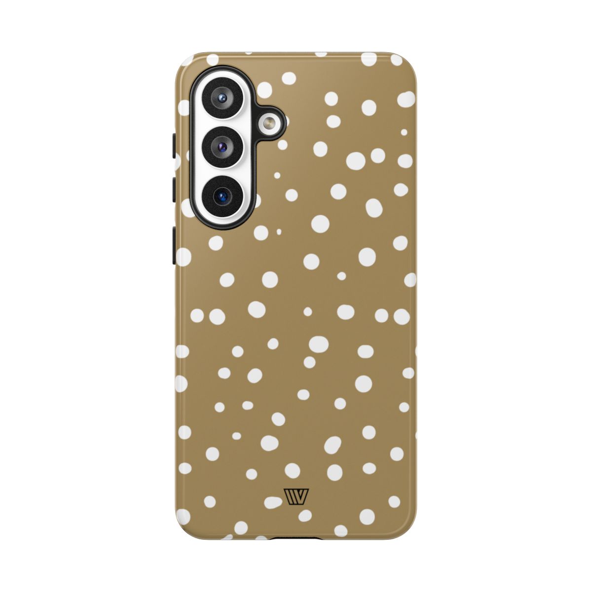 DARK BEIGE DOTS | Tough Phone Case