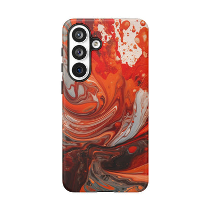 WHITE FIRE PAINT SWIRL | Tough Phone Case