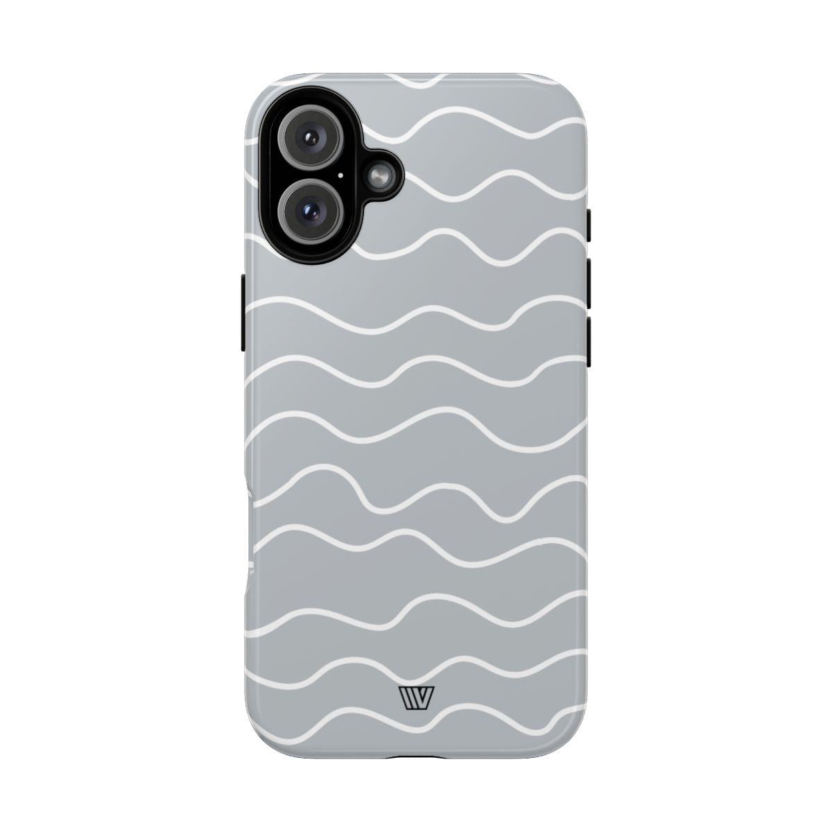 GRAY WAVES | Tough Phone Case