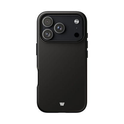 JET BLACK | Tough Phone Case