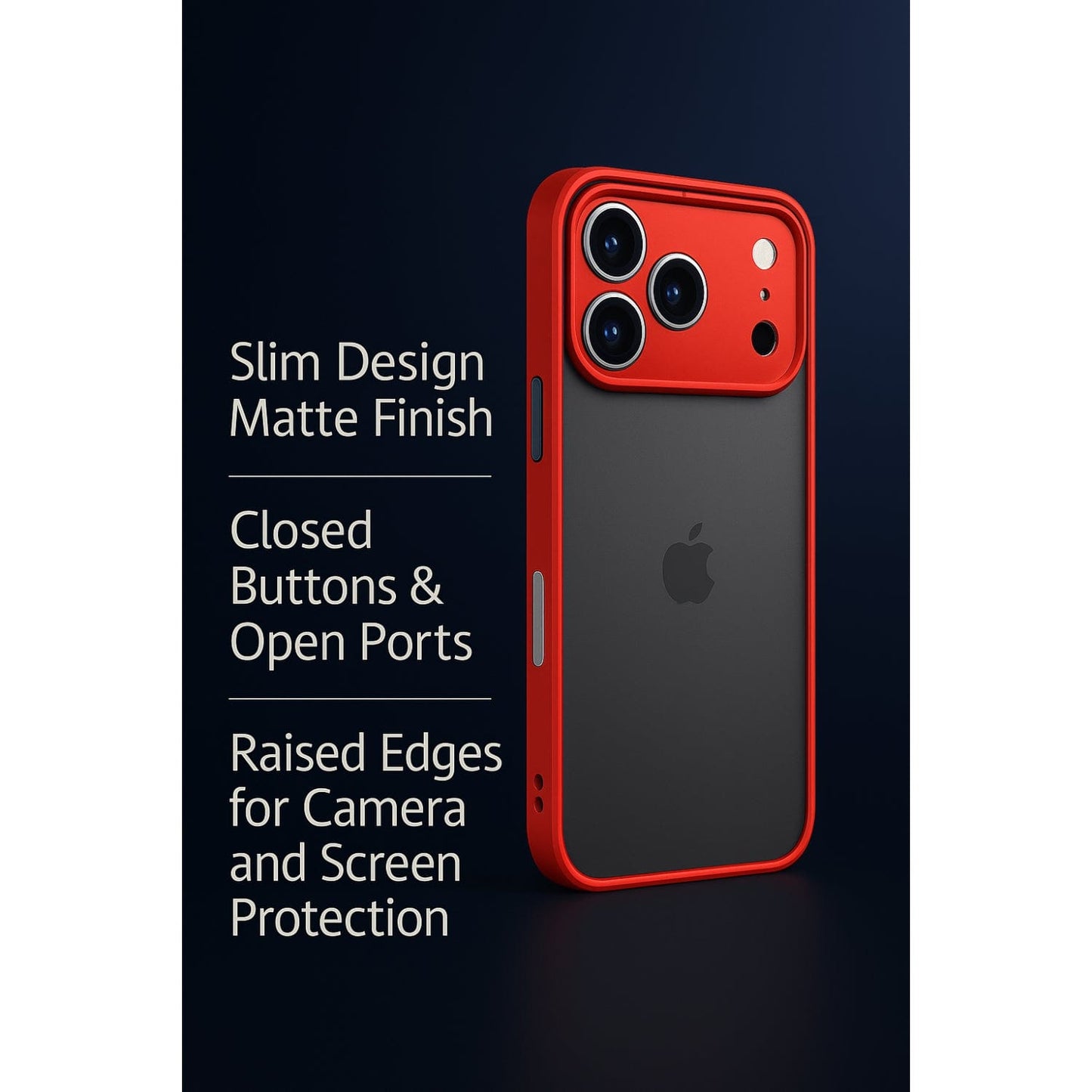 iPhone 17 Pro Max Case - Slim Anti-Slip, Matte Finish | Venture Series