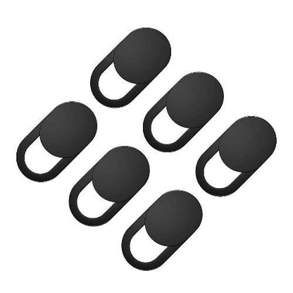 SaharaCase - Anti-Spy Privacy Camera Cover (6-Pack) - Black