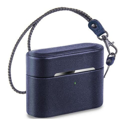 Retro Blue Leather Case - Apple AirPods Pro (1st Generation)