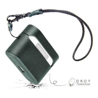 Retro Royal Green Leather Case - Apple AirPods Pro (1st Generation)